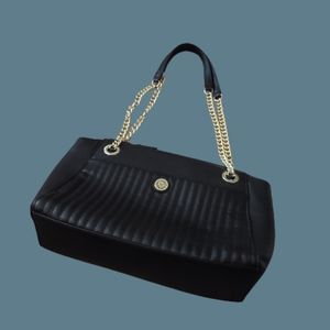 Anne Klein Black Chained Purse